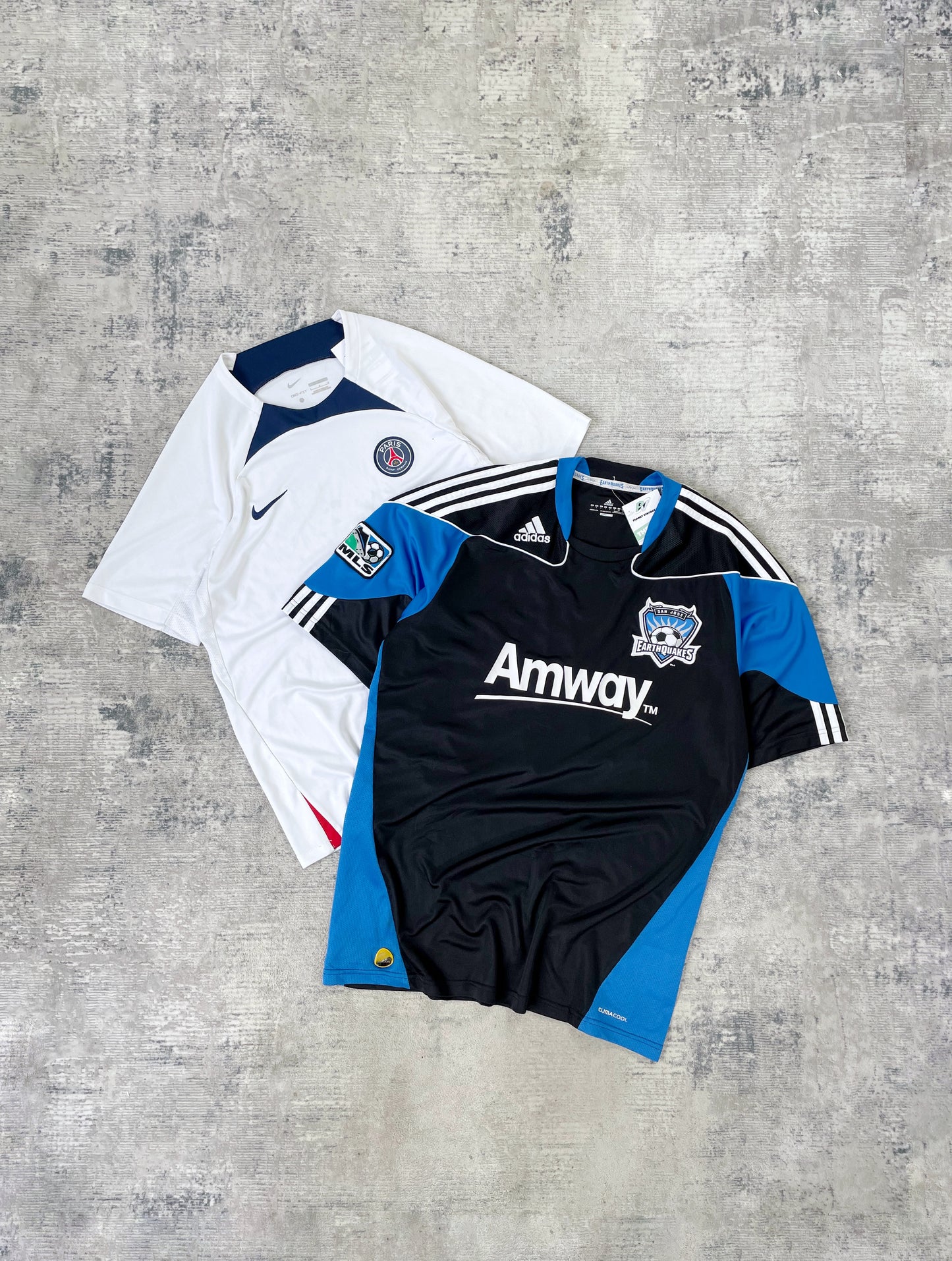 VINTAGE FOOTBALL SHIRT / JERSEY MYSTERY BOX - 2 ITEMS