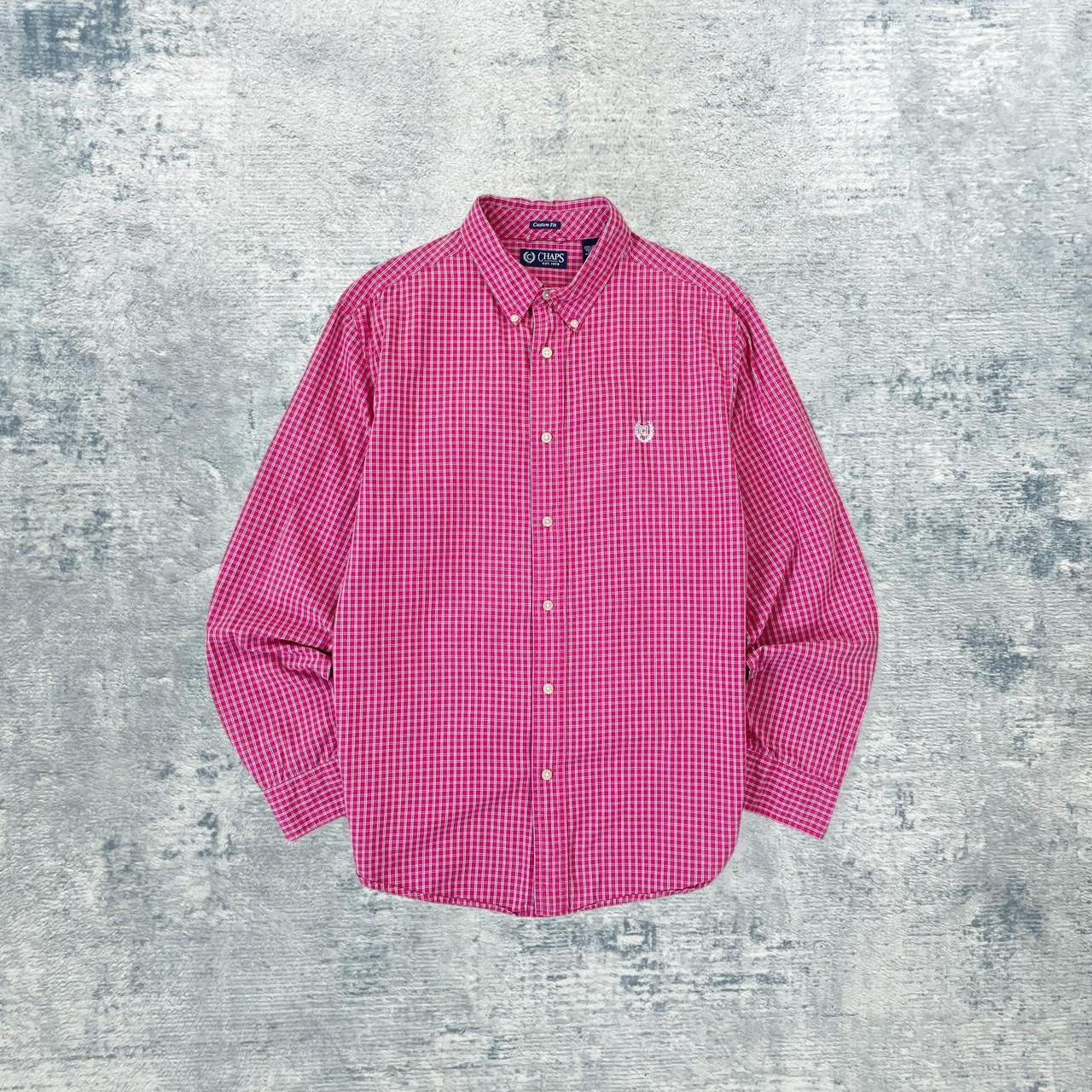 Vintage 90s Chaps Polo Ralph Lauren Checkered Shirt