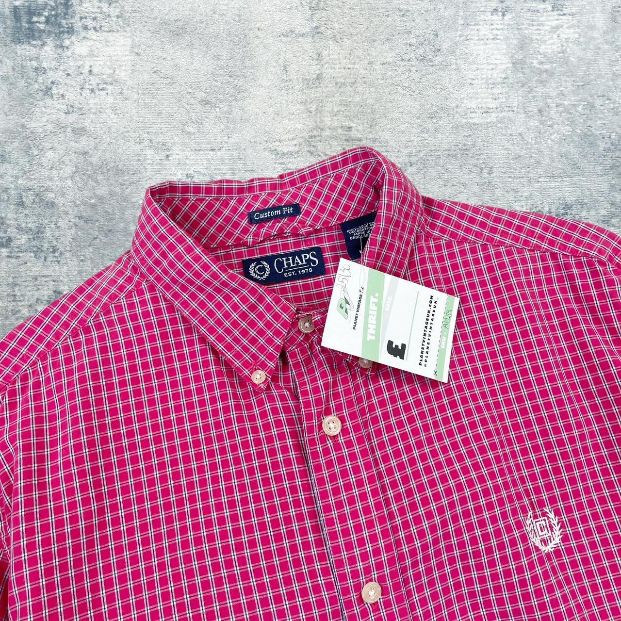 Vintage 90s Chaps Polo Ralph Lauren Checkered Shirt