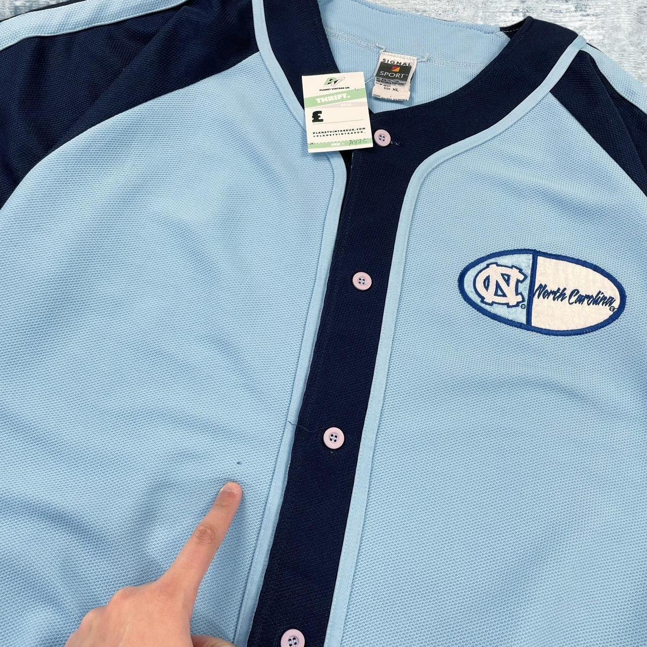 Vintage 90s Carolina Tar Heels Baseball Jersey