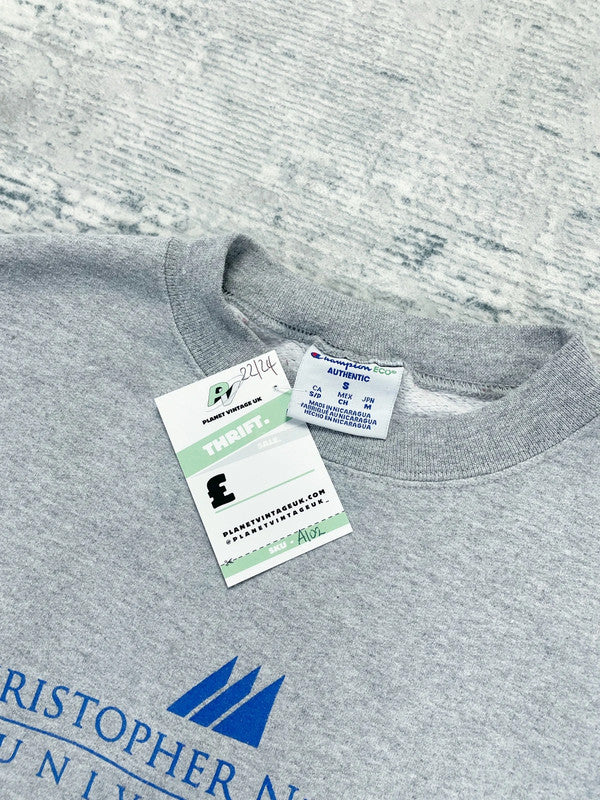 Vintage 90s Champion Graphic Print College Sweatshirt