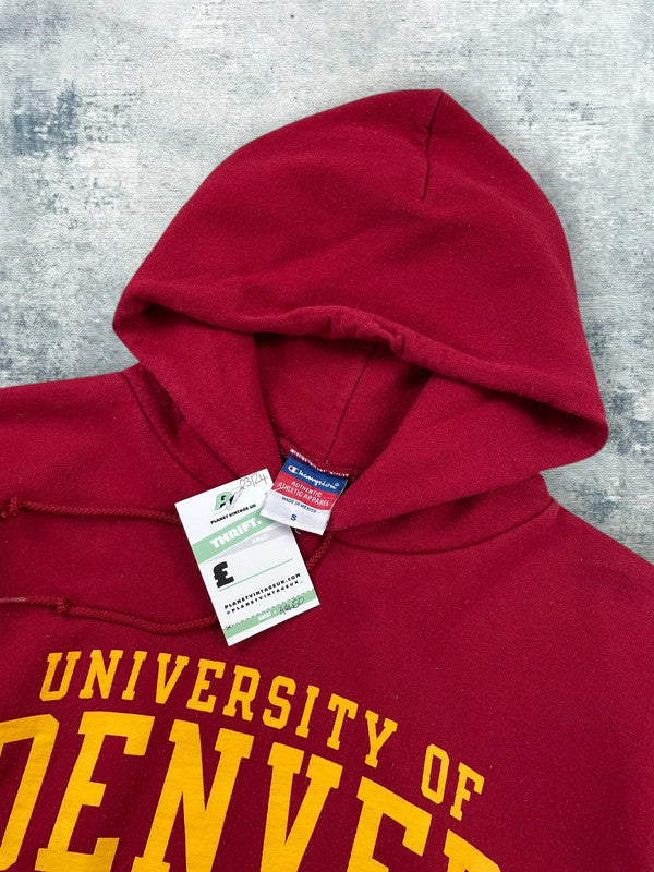 Vintage 90s Champion Denver University Baggy Hoodie