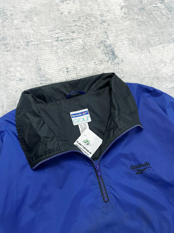 Vintage 90s Reebok Quarter Zip Windbreaker