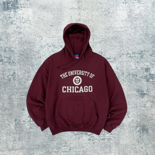 Vintage 90s Champion Chicago College Hoodie