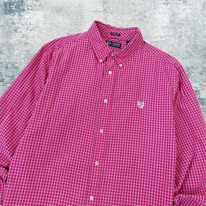 Vintage 90s Chaps Polo Ralph Lauren Checkered Shirt