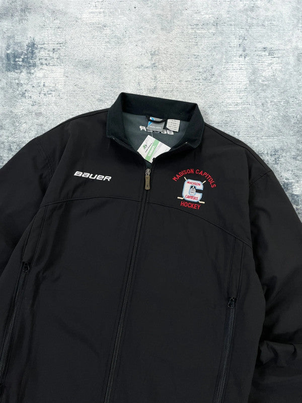 Vintage Bauer NHL Baggy Ice Hockey College Jacket