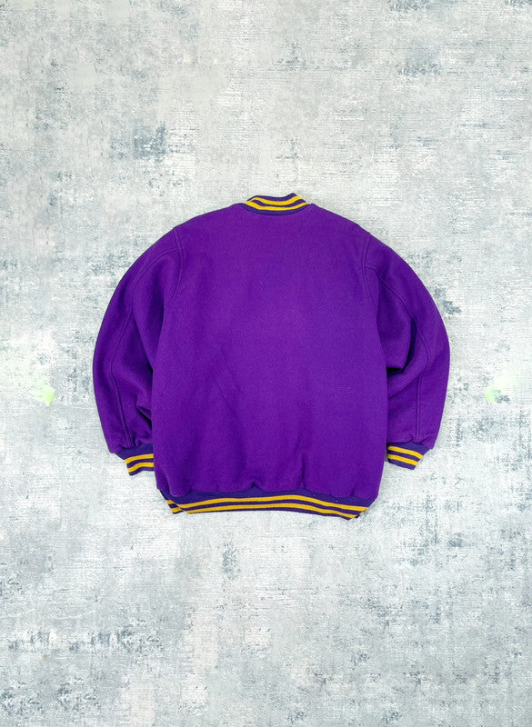Vintage 90s Baggy Varsity College Football Jacket