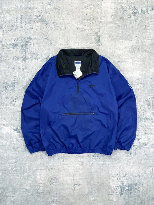Vintage 90s Reebok Quarter Zip Windbreaker