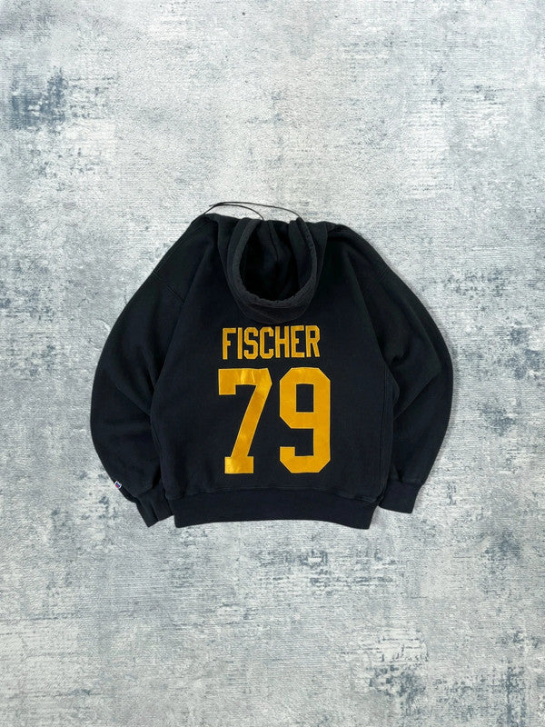 Vintage 90s Champion Reverse Weave College Football Hoodie