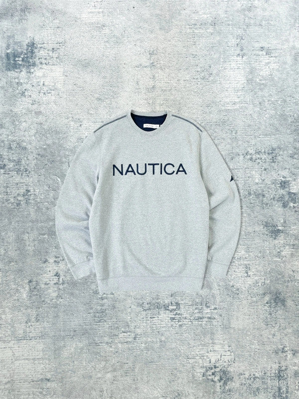 Vintage 90s Nautica Spell Out Baggy Sweatshirt