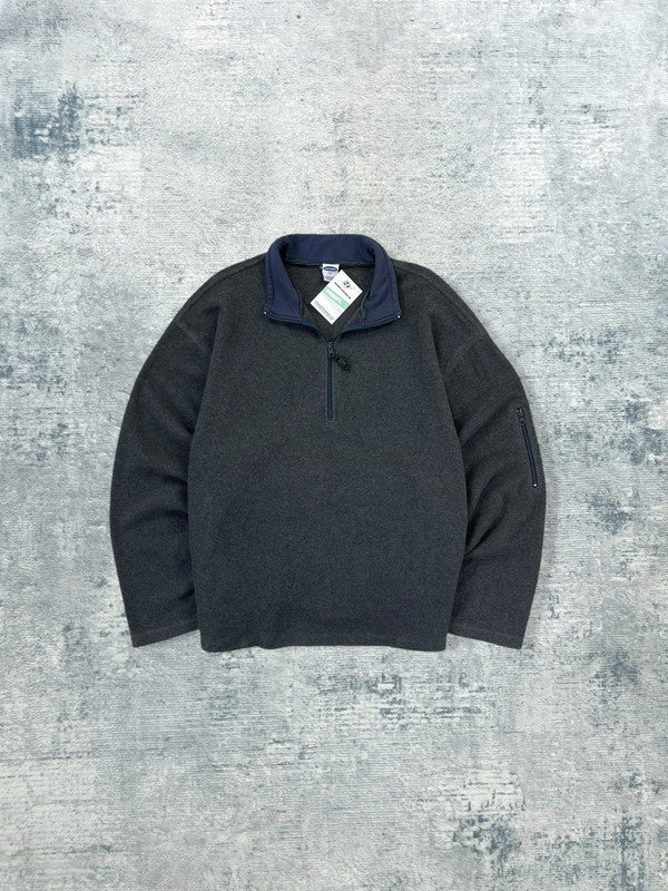 Vintage 90s Old Navy Quarter Zip Fleece Sweatshirt