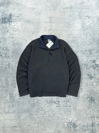 Vintage 90s Old Navy Quarter Zip Fleece Sweatshirt