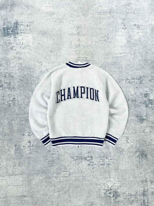 Vintage 90s Champion Teddy Bear Fleece Jacket