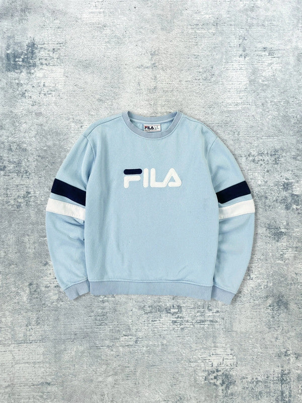 Vintage 90s Fila Embroidered Spell Out Sweatshirt