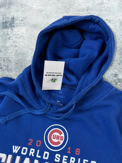 Vintage 2000s Chicago Cubs Baseball World Series Baggy Hoodie