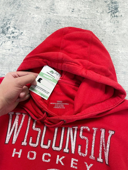 Vintage 90s NHL Wisconsin Ice Hockey Hoodie