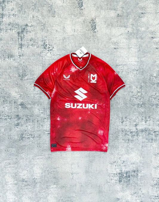 MK Dons Castore Vintage Style Football Shirt