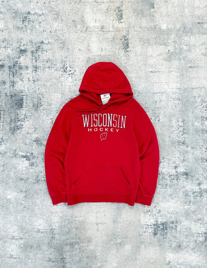 Vintage 90s NHL Wisconsin Ice Hockey Hoodie