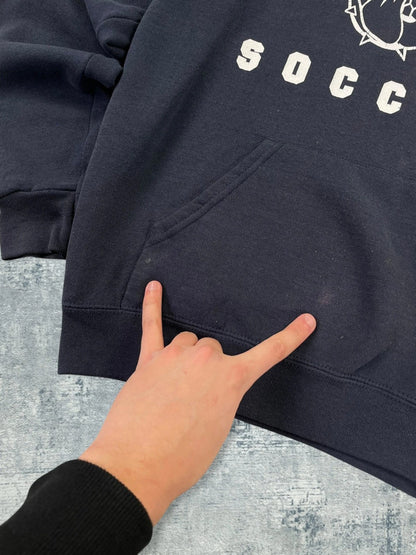 Vintage 90s Russell Athletic Style College Football Hoodie