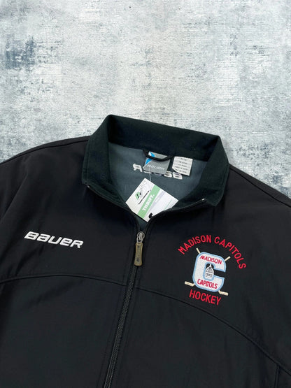 Vintage Bauer NHL Baggy Ice Hockey College Jacket